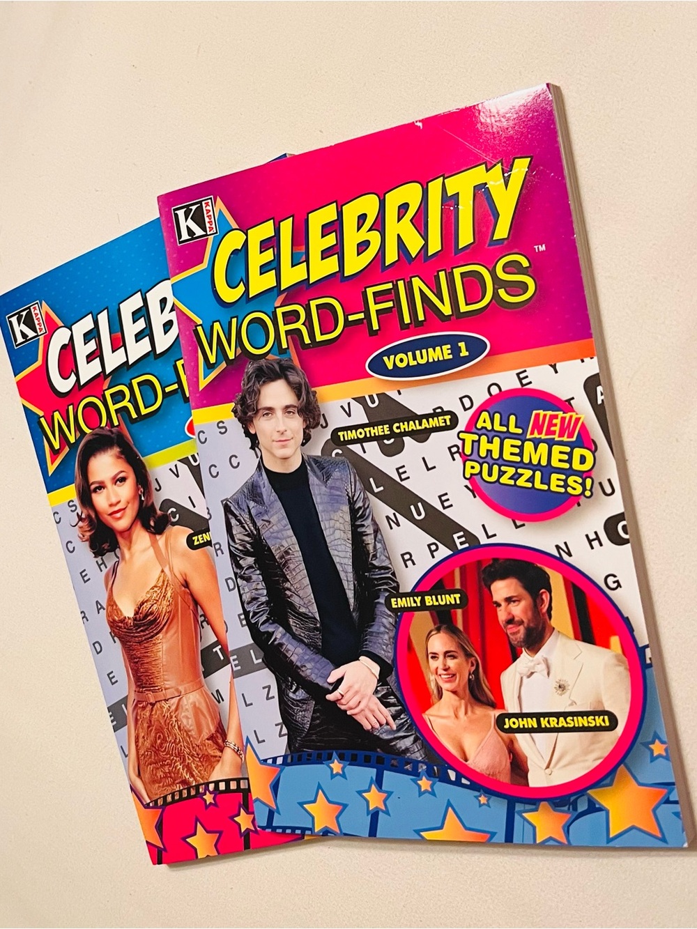 Kappa Celebrity Word-Finds Volume 1 and 2 -
